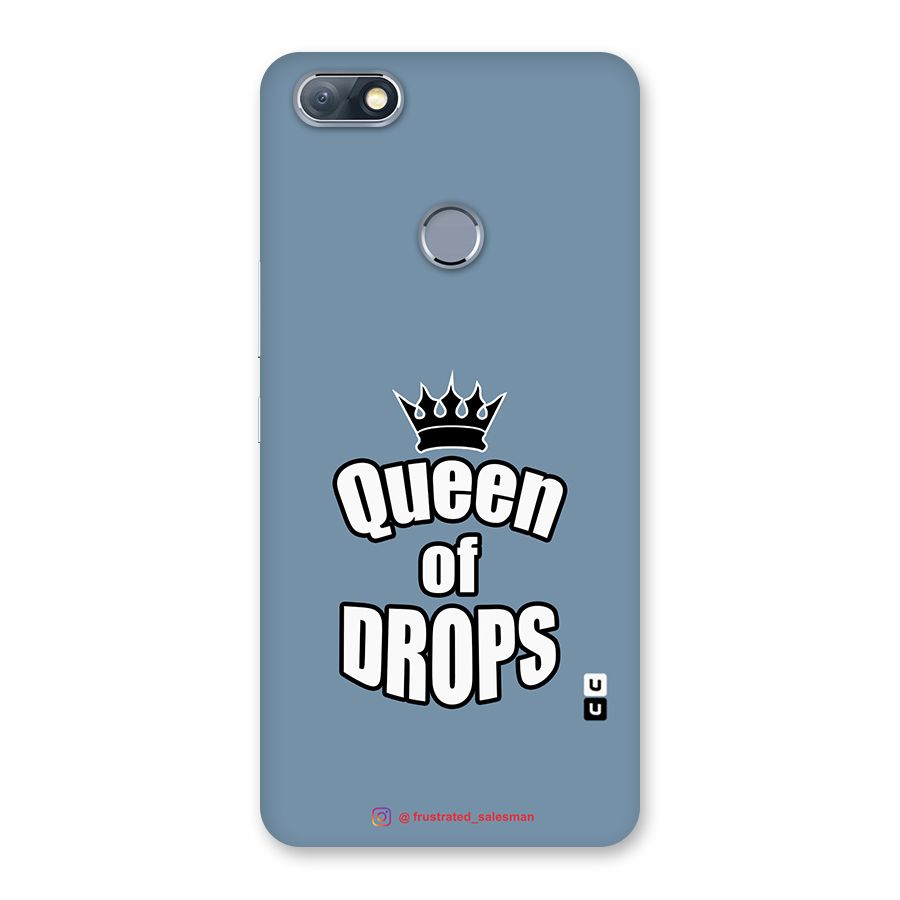 Queen of Drops SteelBlue Back Case for Infinix Note 5