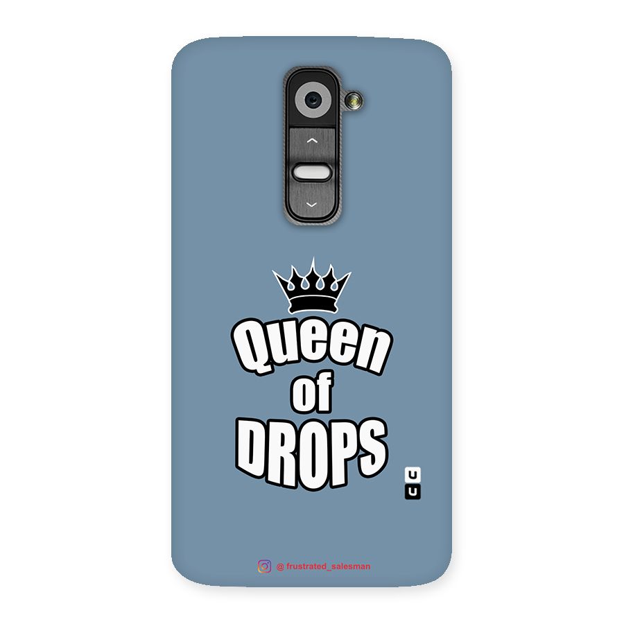 Queen of Drops SteelBlue Back Case for LG G2