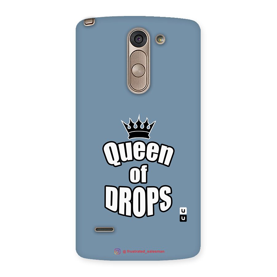 Queen of Drops SteelBlue Back Case for LG G3 Stylus