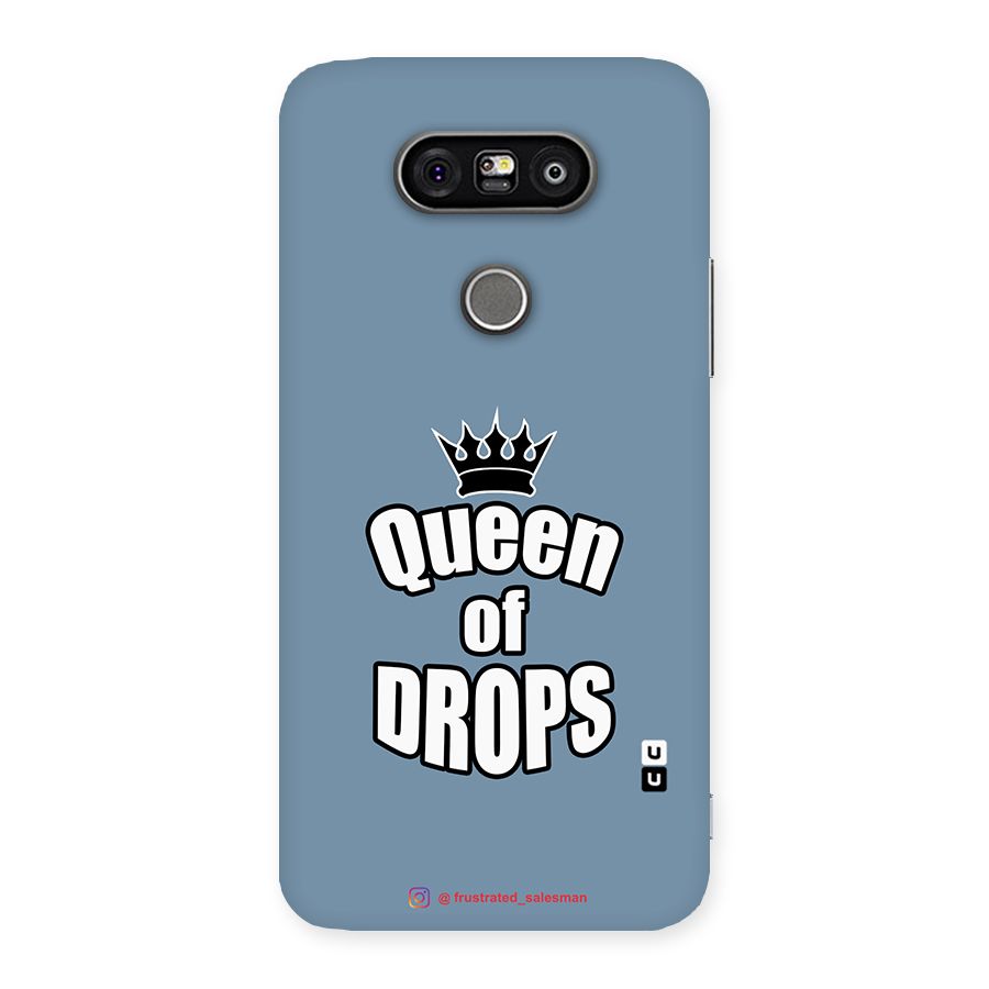 Queen of Drops SteelBlue Back Case for LG G5