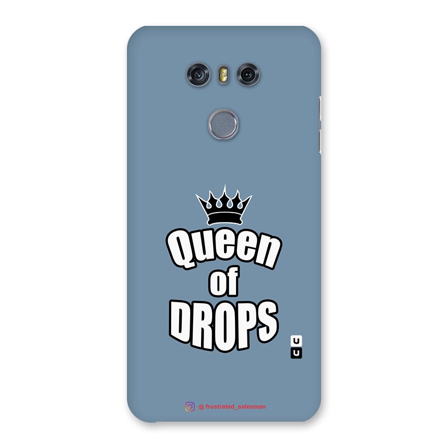 Queen of Drops SteelBlue Back Case for LG G6