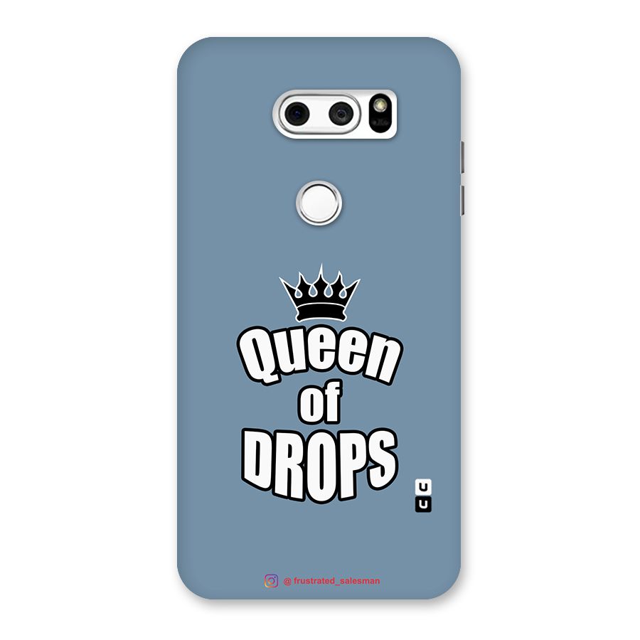 Queen of Drops SteelBlue Back Case for LG V30