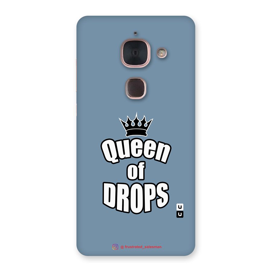 Queen of Drops SteelBlue Back Case for Le Max 2
