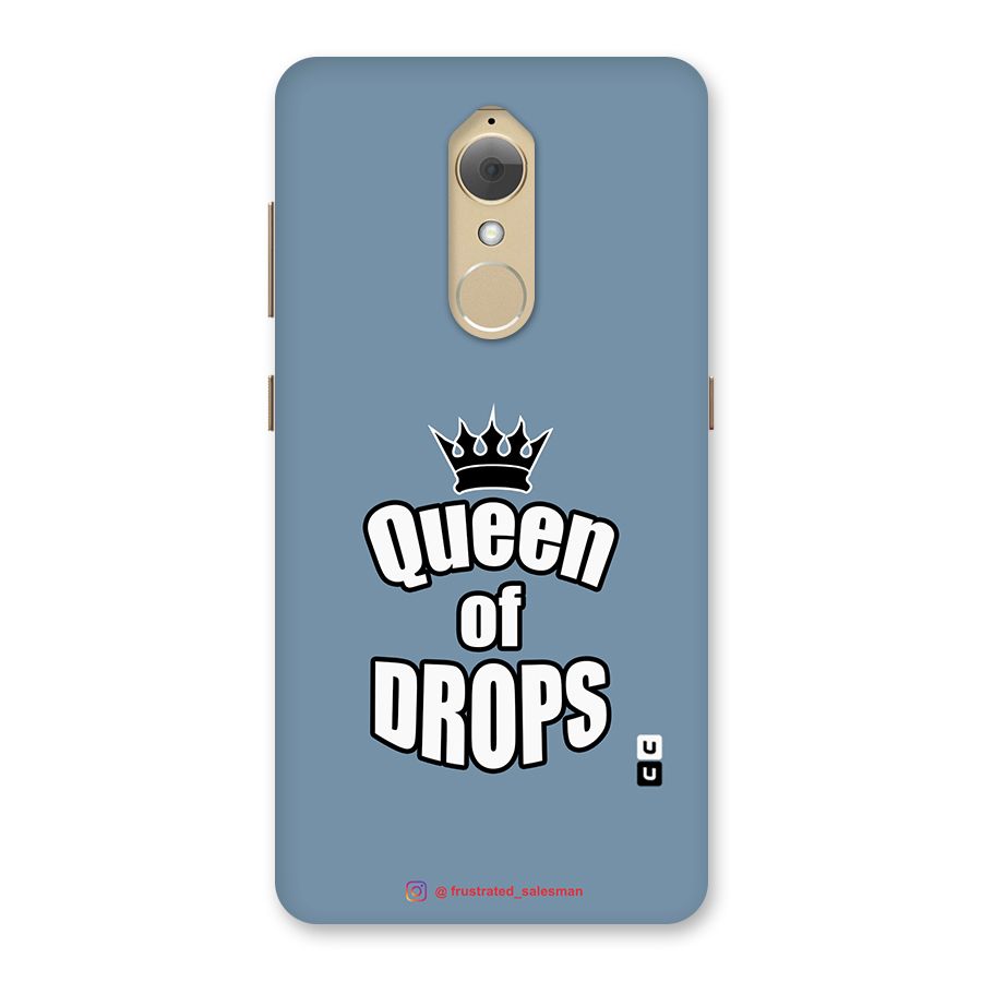 Queen of Drops SteelBlue Back Case for Lenovo K8