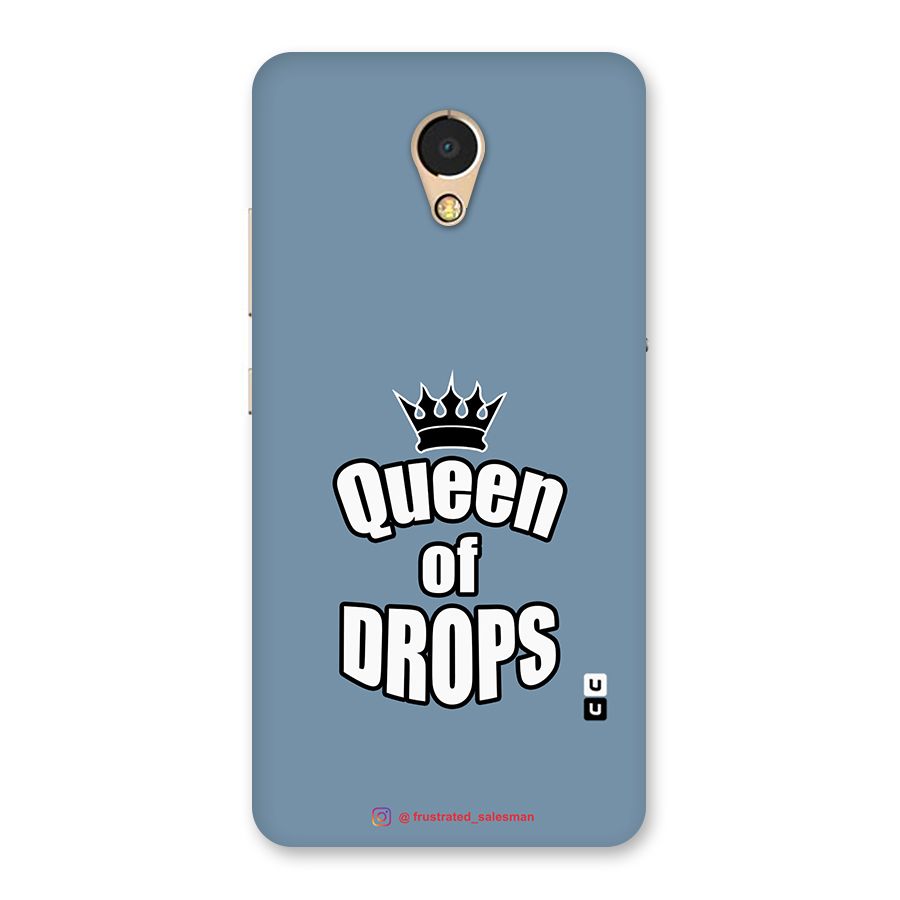 Queen of Drops SteelBlue Back Case for Lenovo P2