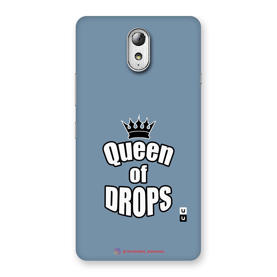 Queen of Drops SteelBlue Back Case for Lenovo Vibe P1M