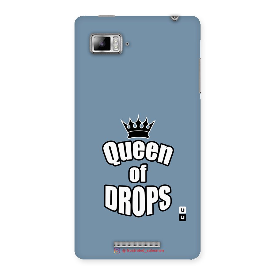 Queen of Drops SteelBlue Back Case for Lenovo Vibe Z K910