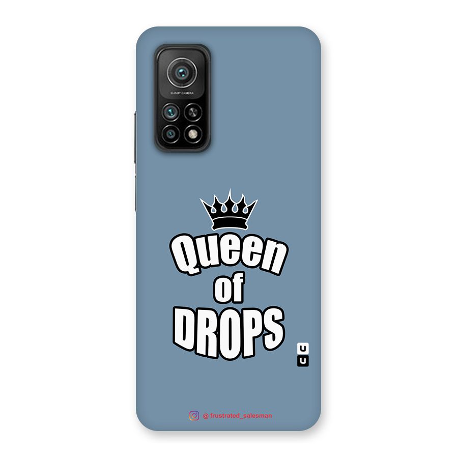 Queen of Drops SteelBlue Back Case for Mi 10T Pro 5G