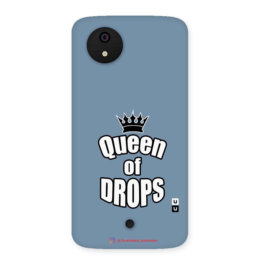 Queen of Drops SteelBlue Back Case for Micromax Canvas A1