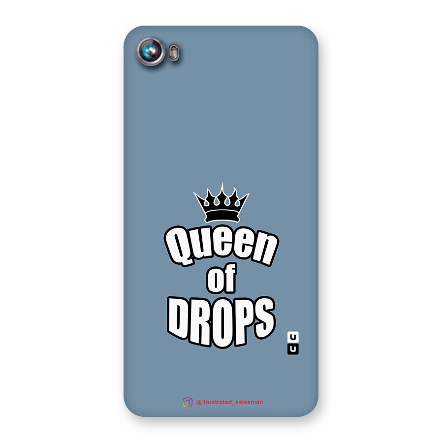 Queen of Drops SteelBlue Back Case for Micromax Canvas Fire 4 A107