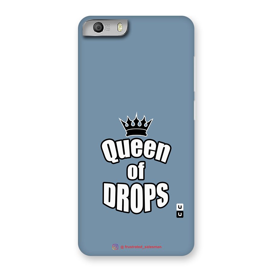 Queen of Drops SteelBlue Back Case for Micromax Canvas Knight 2