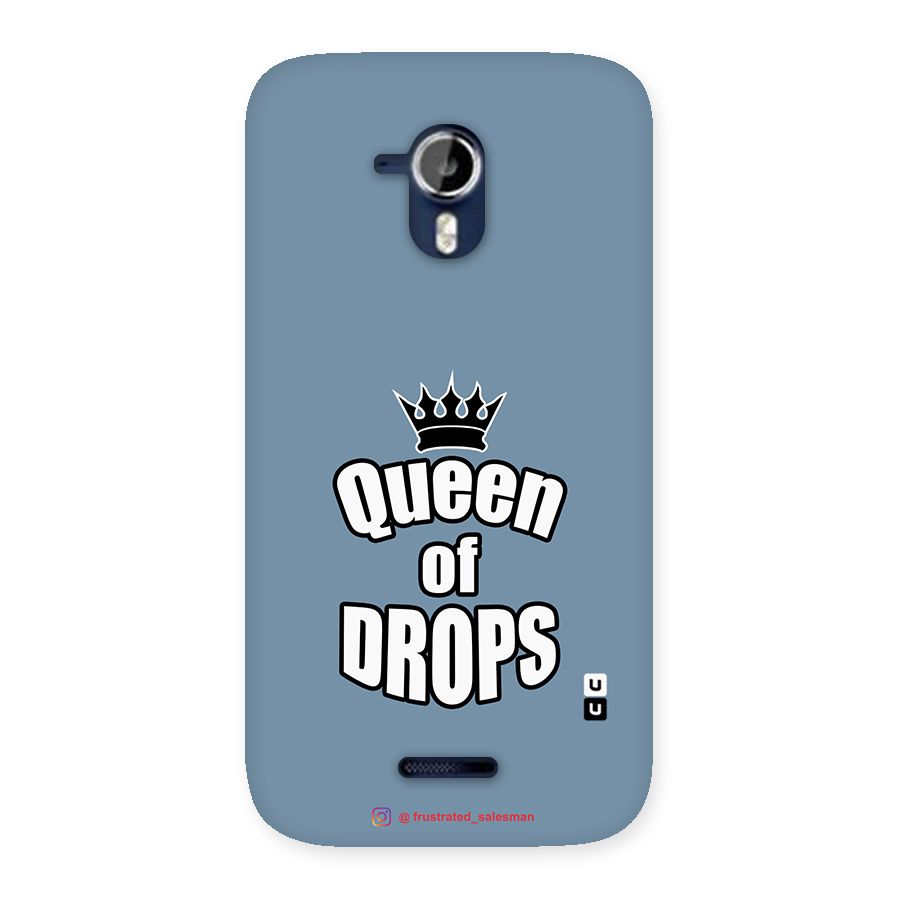 Queen of Drops SteelBlue Back Case for Micromax Canvas Magnus A117