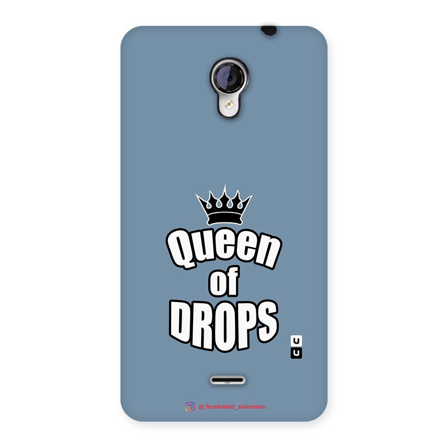 Queen of Drops SteelBlue Back Case for Micromax Unite 2 A106