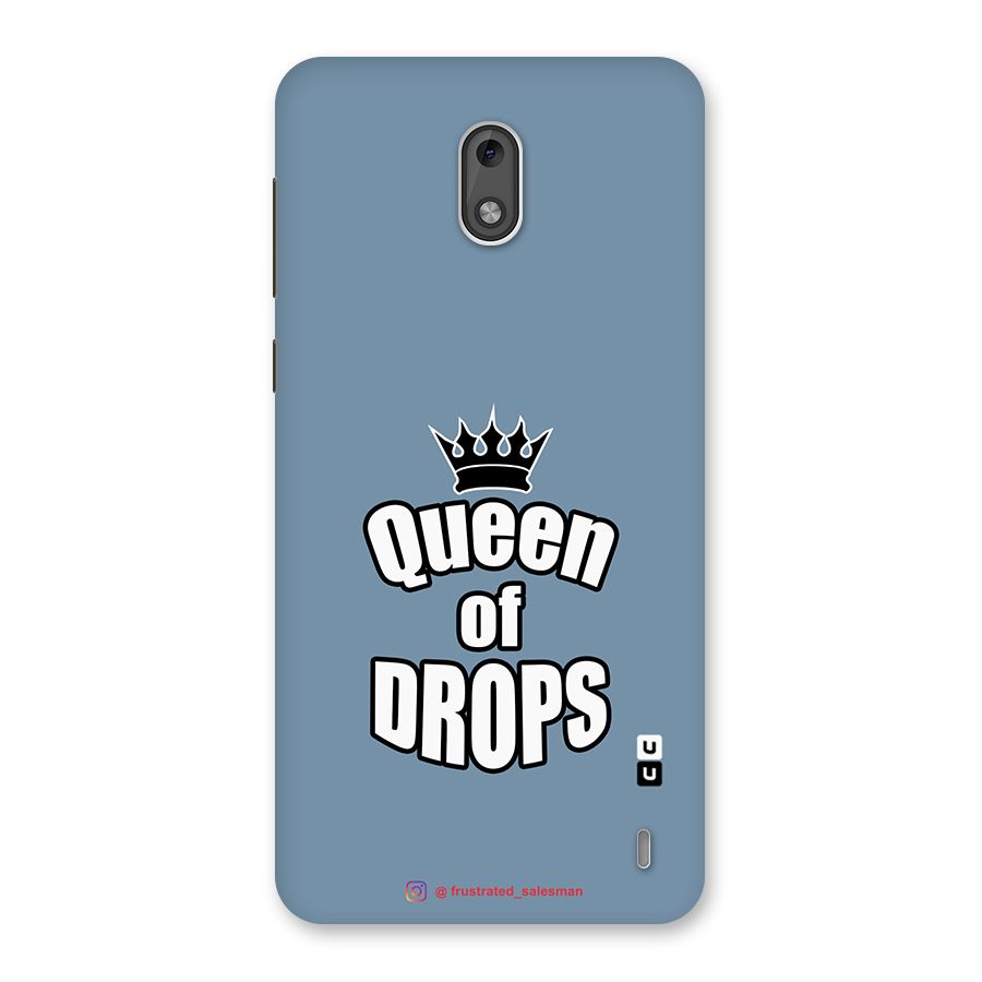 Queen of Drops SteelBlue Back Case for Nokia 2