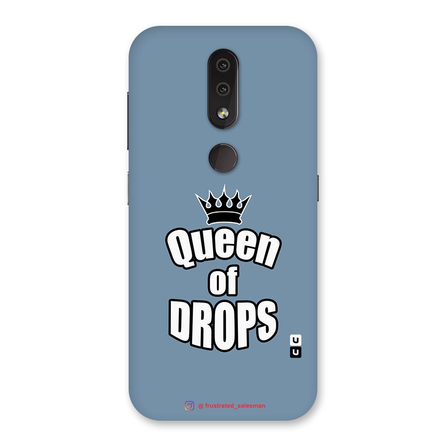 Queen of Drops SteelBlue Back Case for Nokia 4.2