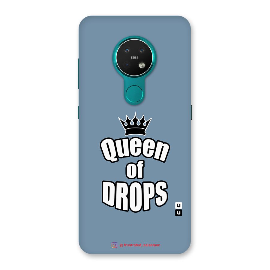 Queen of Drops SteelBlue Back Case for Nokia 7.2