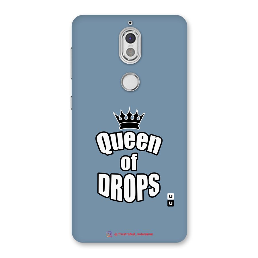Queen of Drops SteelBlue Back Case for Nokia 7