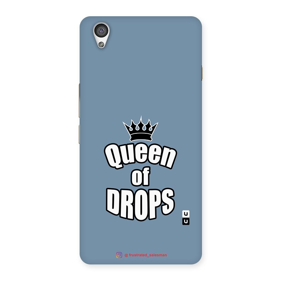 Queen of Drops SteelBlue Back Case for OnePlus X
