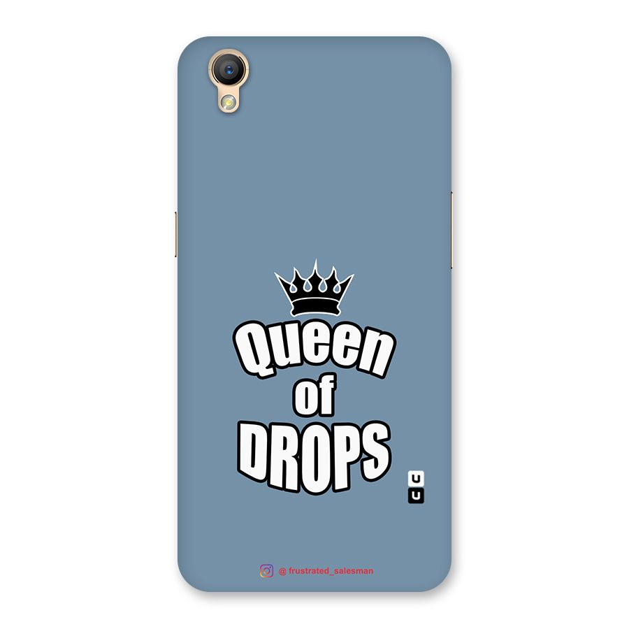 Queen of Drops SteelBlue Back Case for Oppo A37