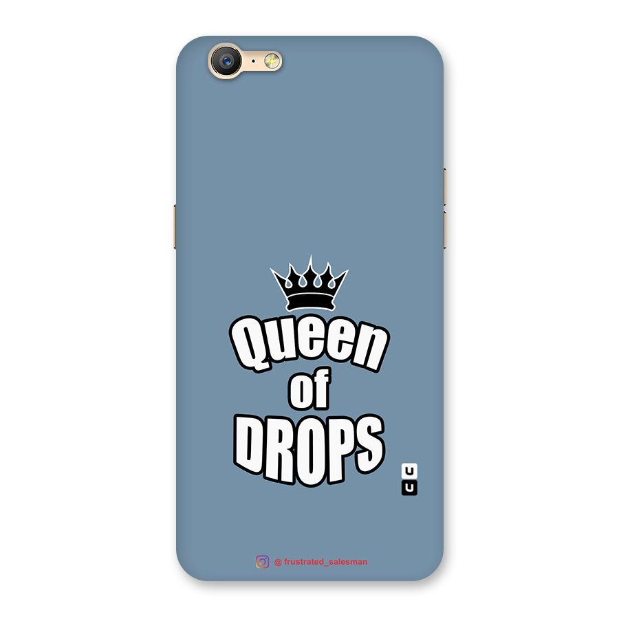 Queen of Drops SteelBlue Back Case for Oppo A57