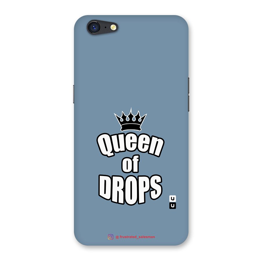 Queen of Drops SteelBlue Back Case for Oppo A71
