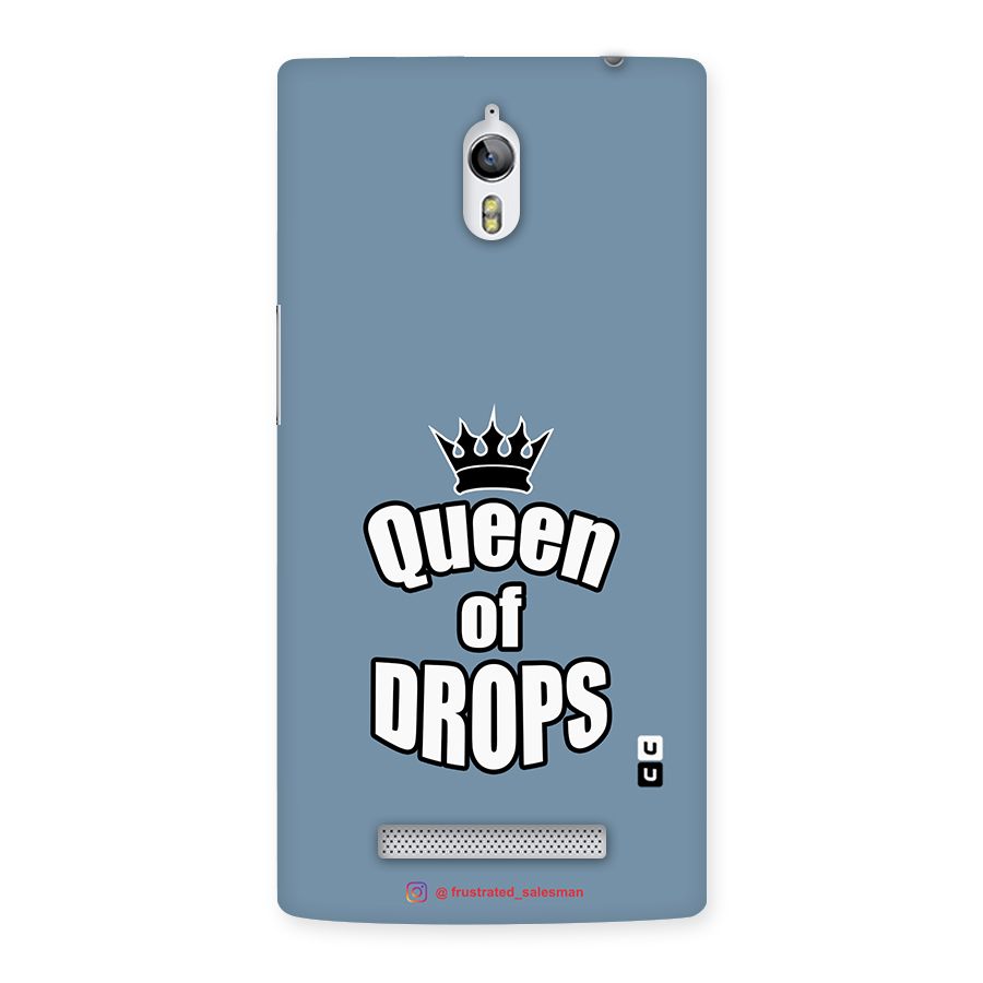 Queen of Drops SteelBlue Back Case for Oppo Find 7