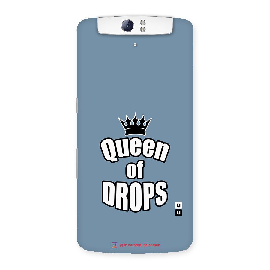 Queen of Drops SteelBlue Back Case for Oppo N1