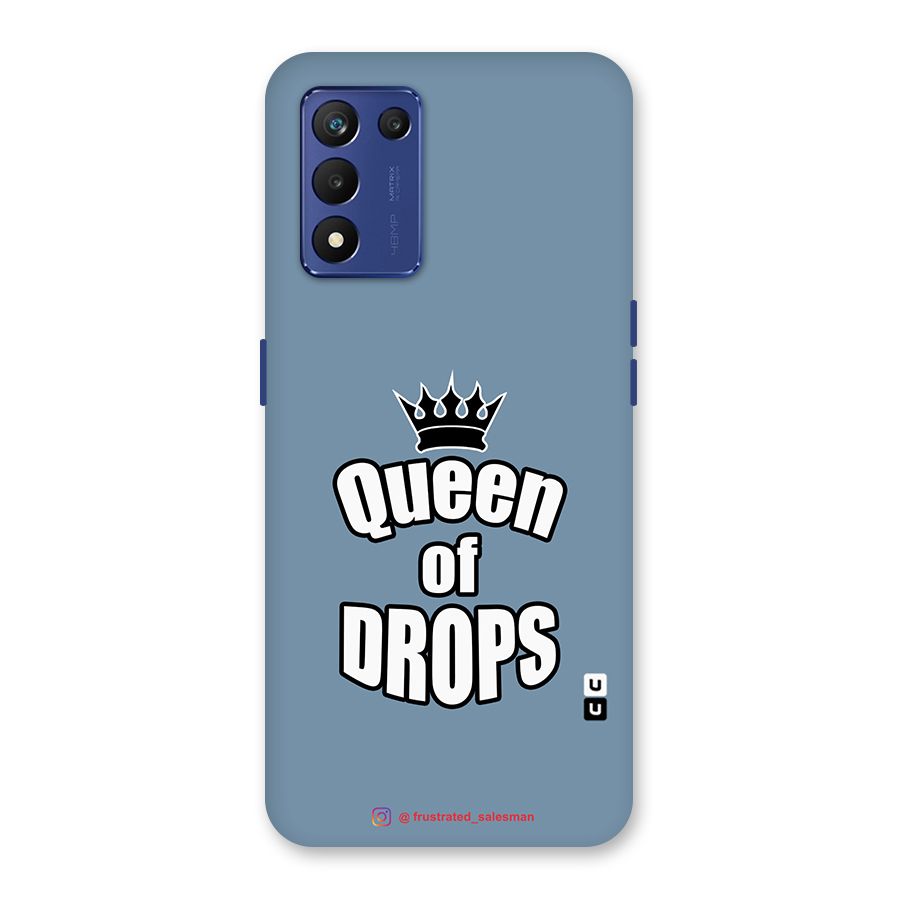 Queen of Drops SteelBlue Back Case for Realme 9 5G Speed