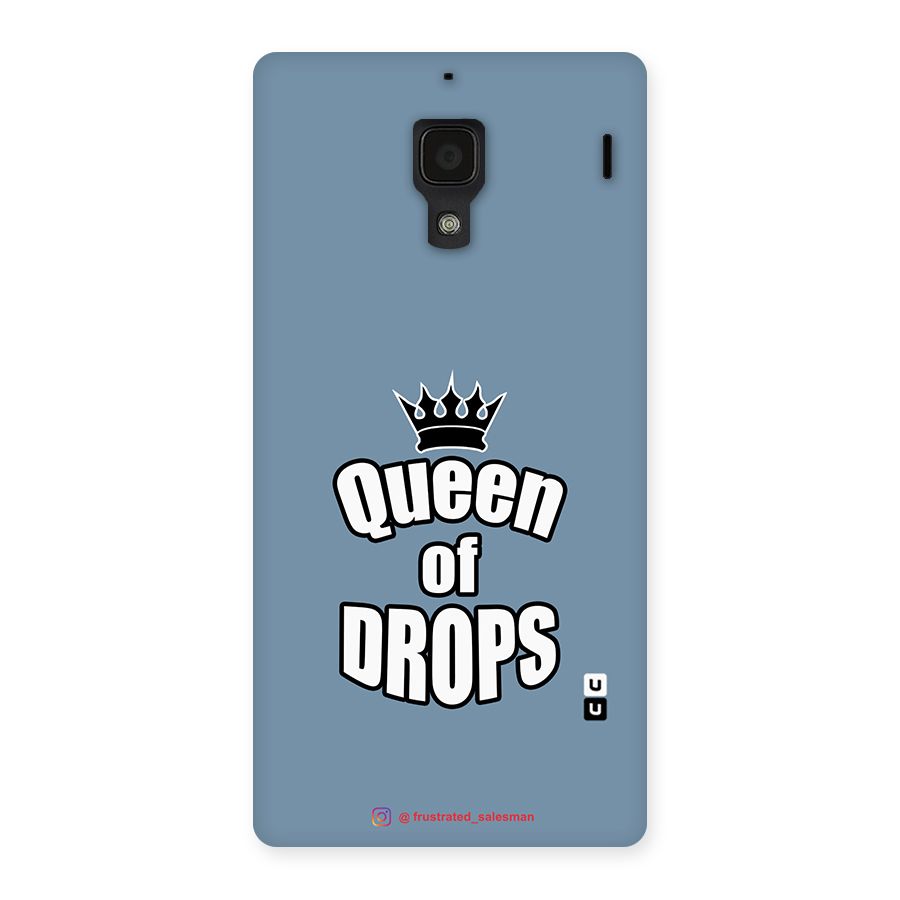 Queen of Drops SteelBlue Back Case for Redmi 1S