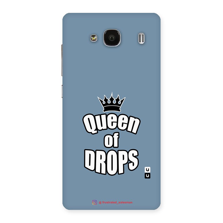Queen of Drops SteelBlue Back Case for Redmi 2