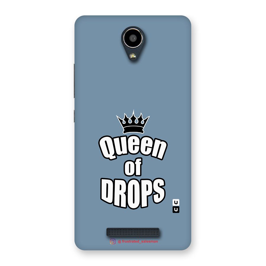 Queen of Drops SteelBlue Back Case for Redmi Note 2