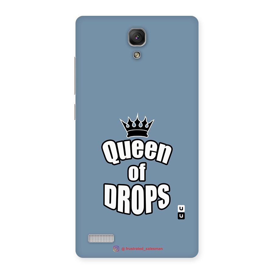 Queen of Drops SteelBlue Back Case for Redmi Note Prime