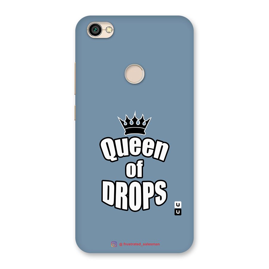 Queen of Drops SteelBlue Back Case for Redmi Y1 2017