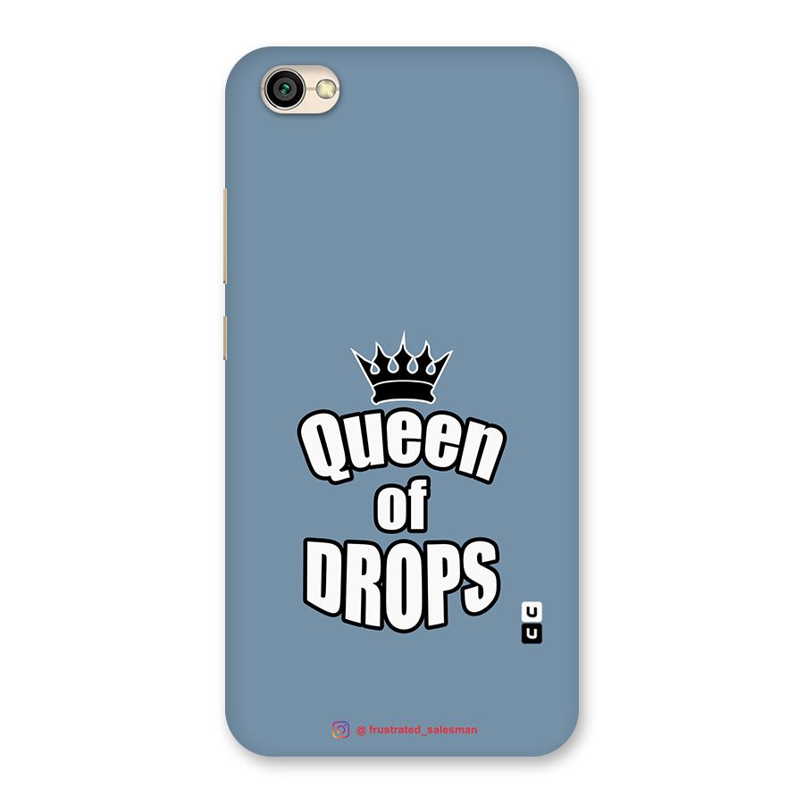 Queen of Drops SteelBlue Back Case for Redmi Y1 Lite