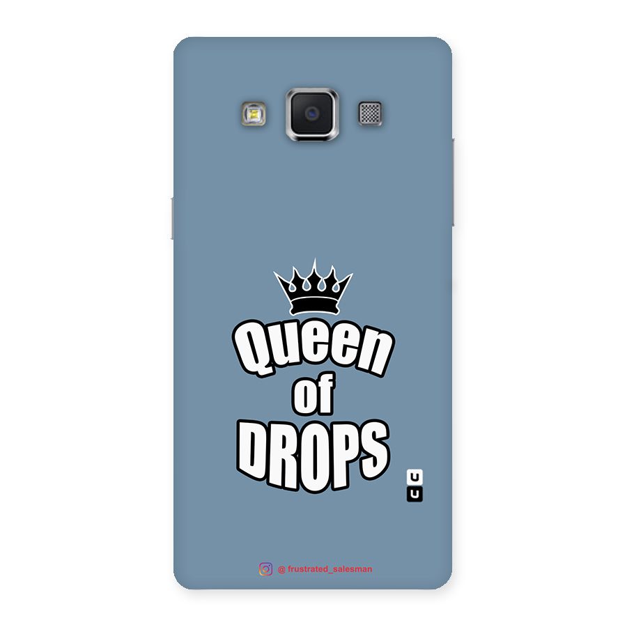 Queen of Drops SteelBlue Back Case for Samsung Galaxy A5