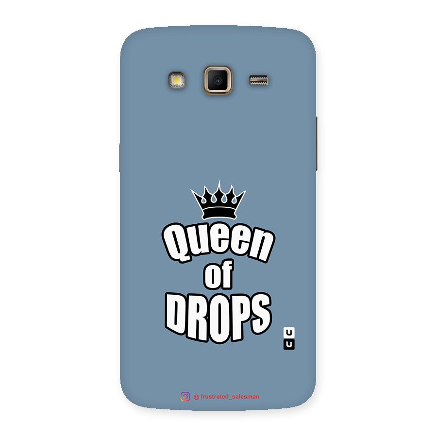 Queen of Drops SteelBlue Back Case for Samsung Galaxy Grand 2