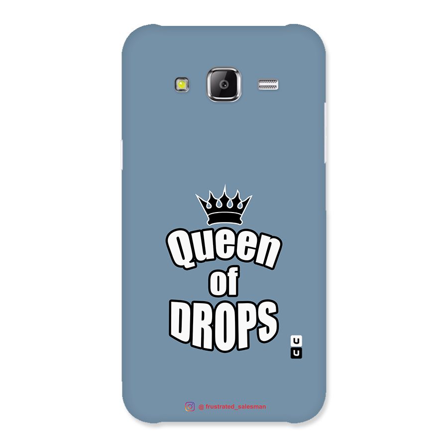 Queen of Drops SteelBlue Back Case for Samsung Galaxy J2 Prime