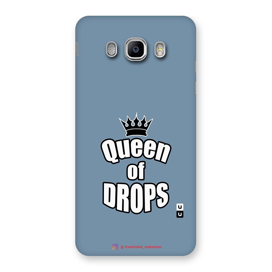 Queen of Drops SteelBlue Back Case for Samsung Galaxy J5 2016