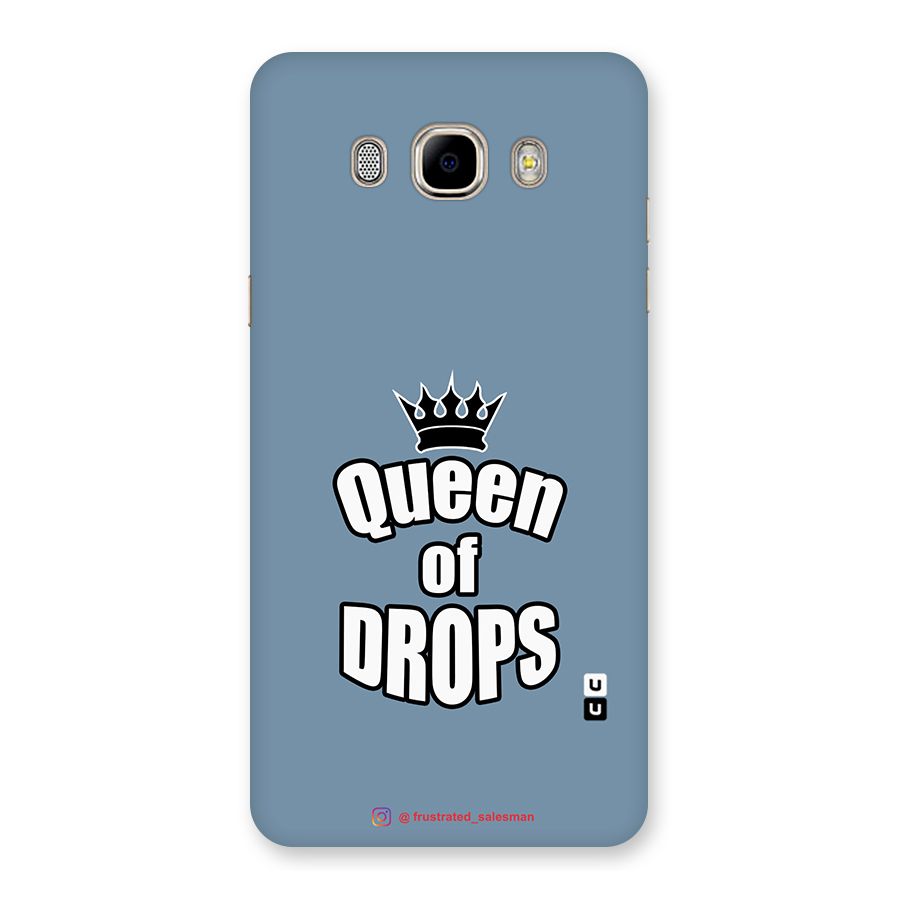 Queen of Drops SteelBlue Back Case for Samsung Galaxy J7 2016