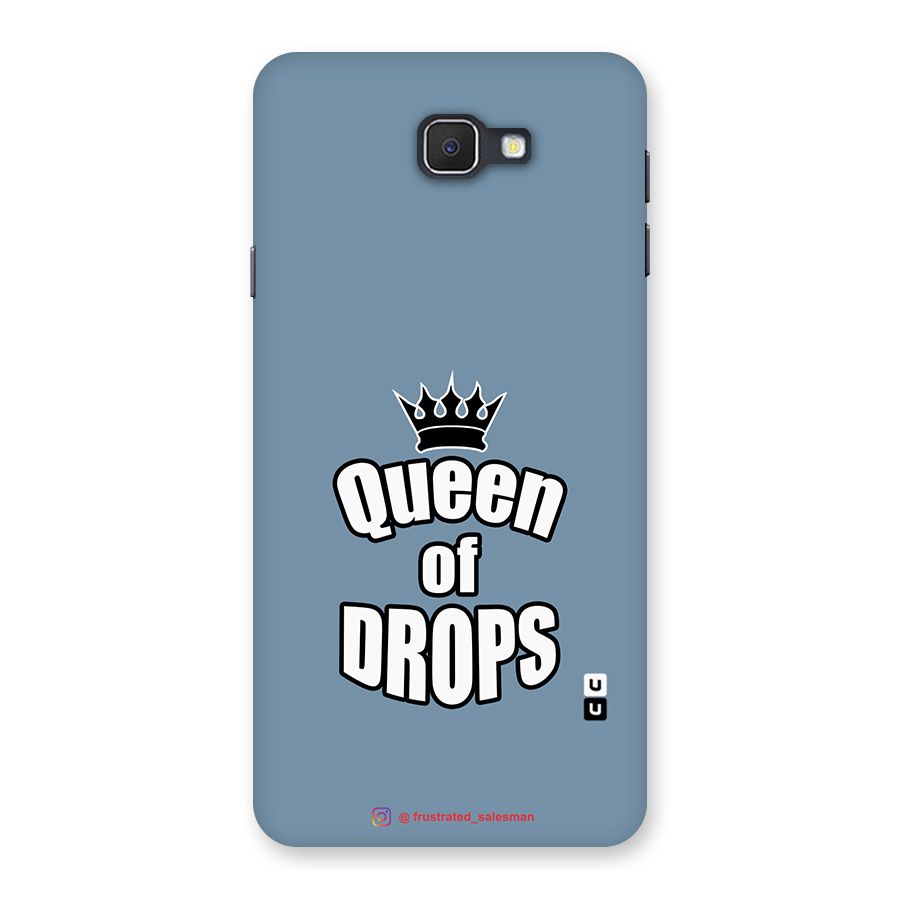 Queen of Drops SteelBlue Back Case for Samsung Galaxy J7 Prime