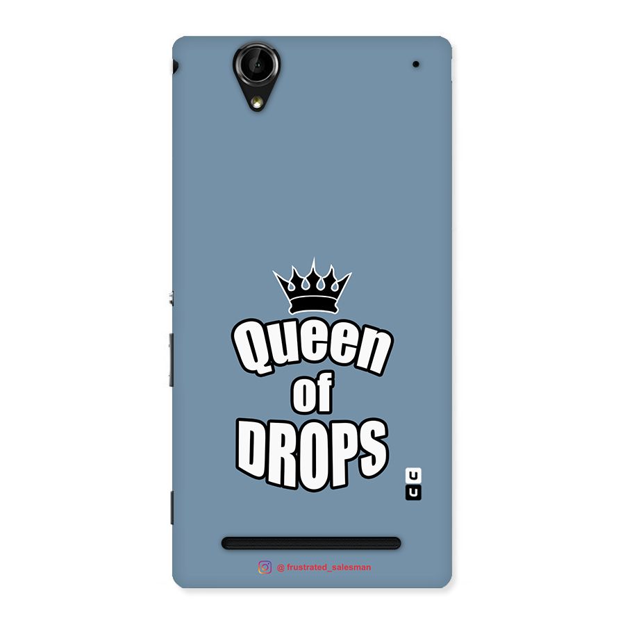 Queen of Drops SteelBlue Back Case for Sony Xperia T2