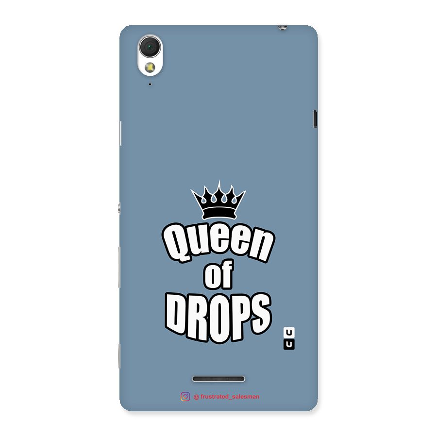 Queen of Drops SteelBlue Back Case for Sony Xperia T3