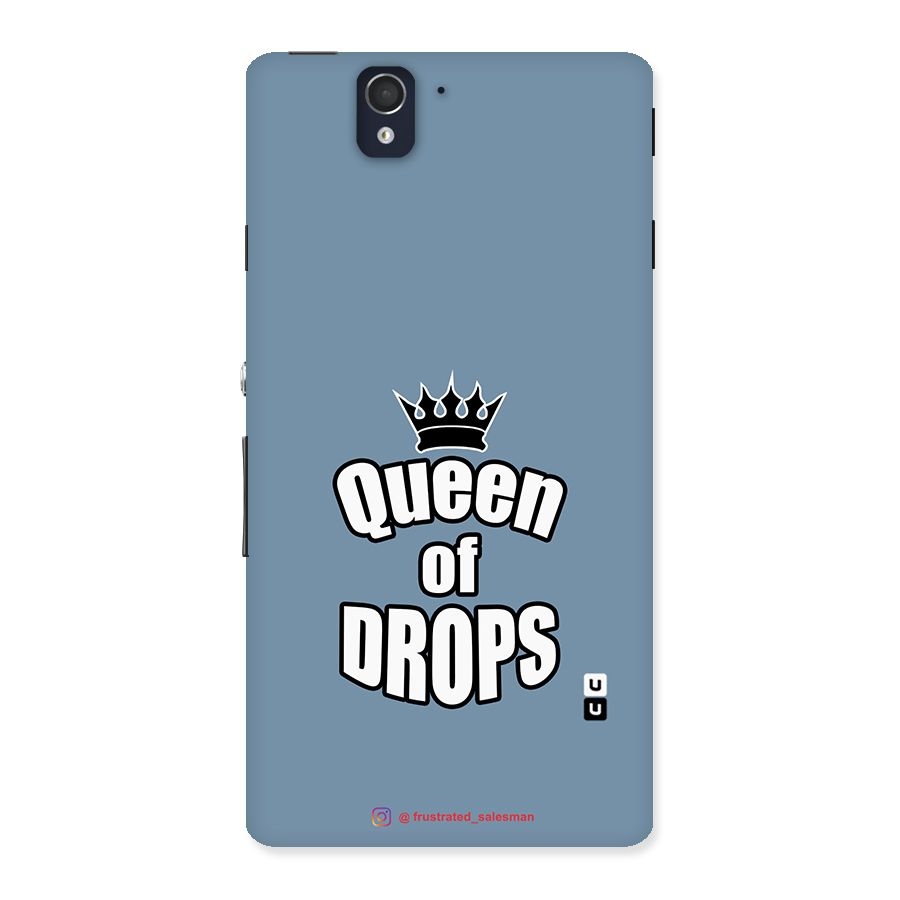 Queen of Drops SteelBlue Back Case for Sony Xperia Z
