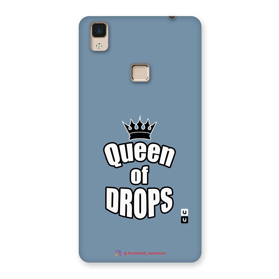 Queen of Drops SteelBlue Back Case for V3 Max