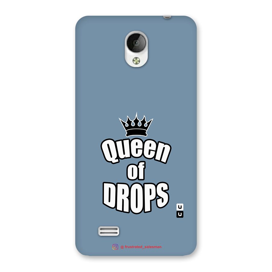 Queen of Drops SteelBlue Back Case for Vivo Y21