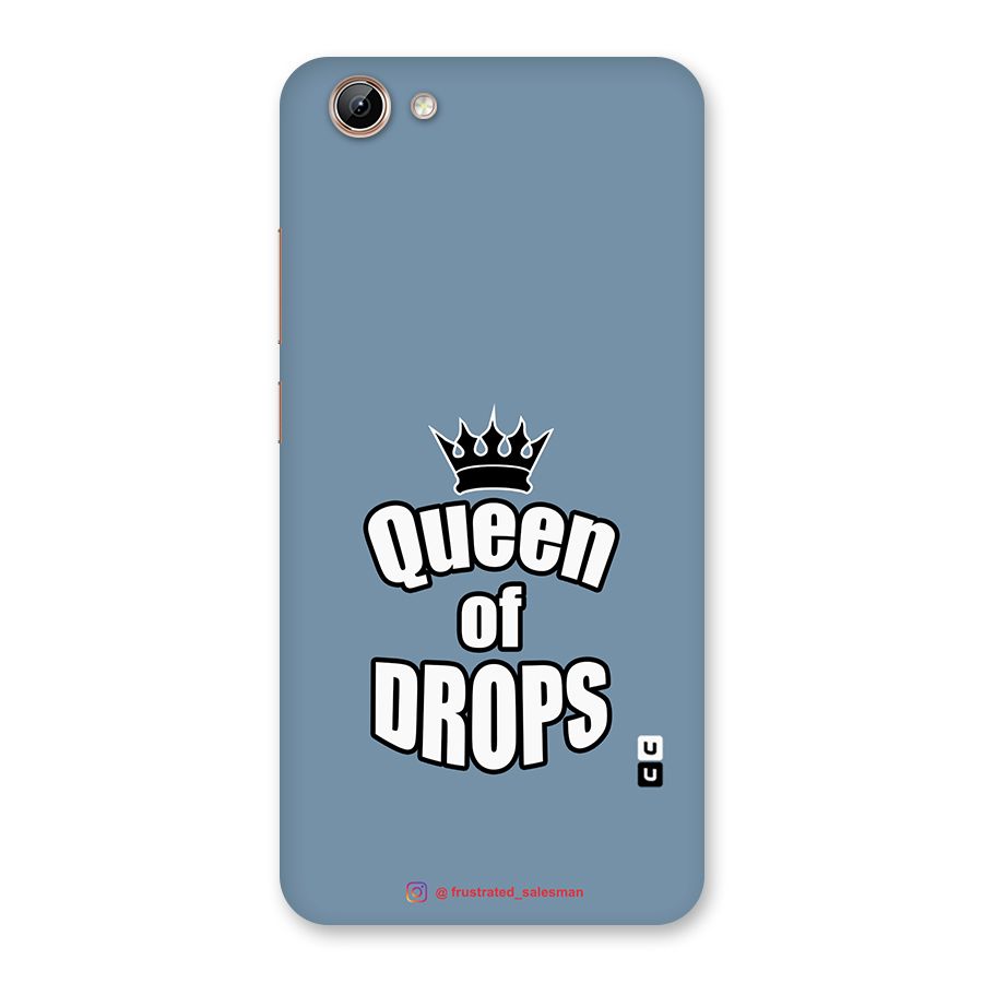 Queen of Drops SteelBlue Back Case for Vivo Y71i