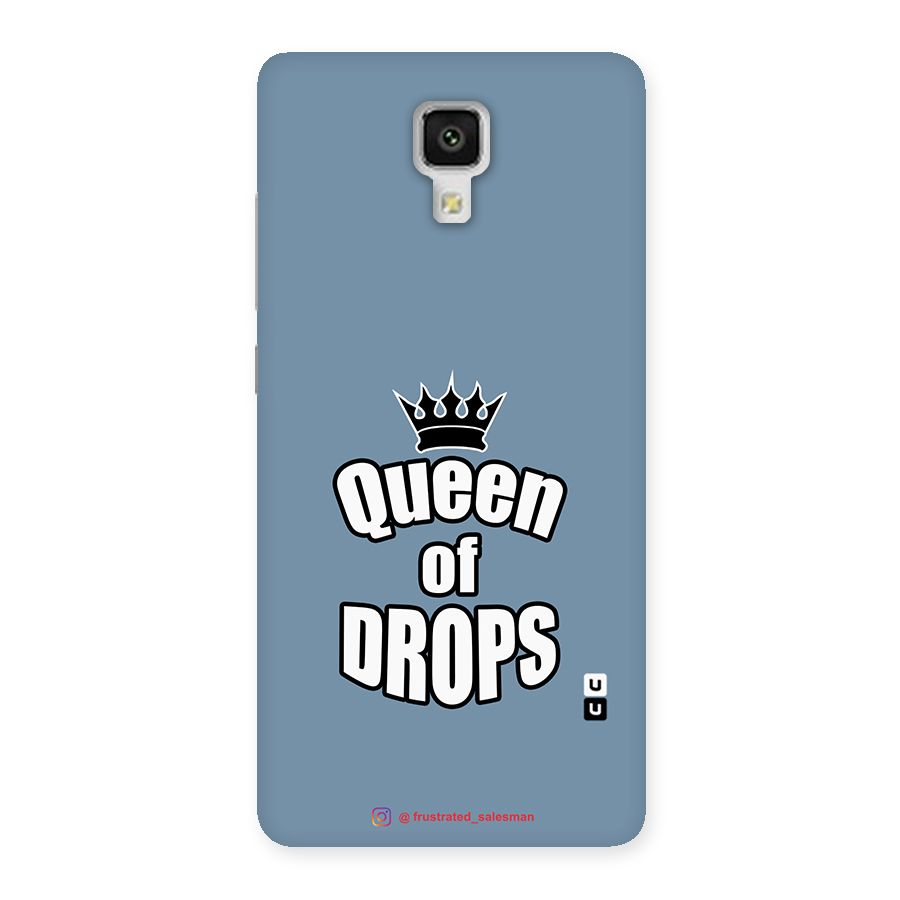 Queen of Drops SteelBlue Back Case for Xiaomi Mi 4