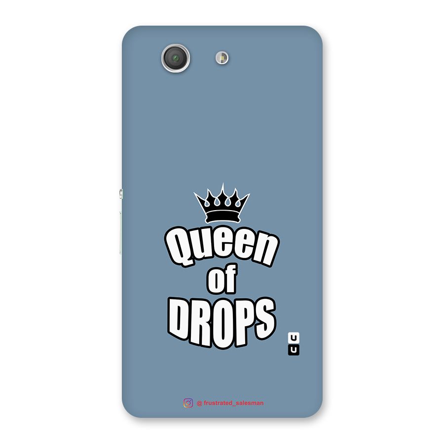 Queen of Drops SteelBlue Back Case for Xperia Z3 Compact