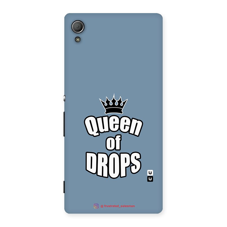 Queen of Drops SteelBlue Back Case for Xperia Z3 Plus