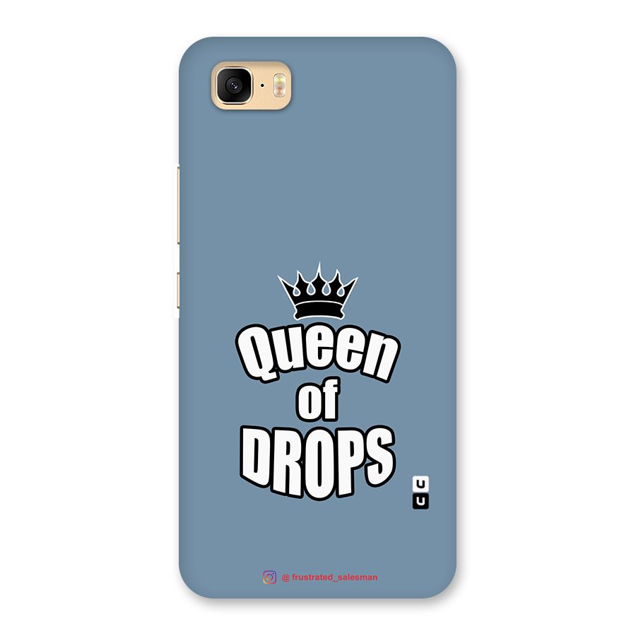 Queen of Drops SteelBlue Back Case for Zenfone 3s Max
